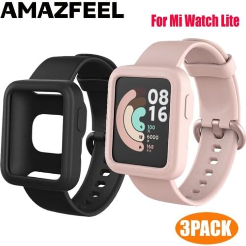 Strap Case For XiaoMi Mi Watch Lite Strap Bracelet Silicone Watch Band For Xiaomi Watch Lite Protector Case Cover Film Straps
