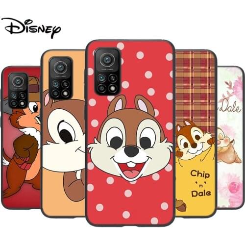 Silicone Cover Disney Chip And Dale For Xiaomi Mi Note 11i 11 10i 10T 10 9 9T SE 8 Lite Pro Ultra Phone Case Shell