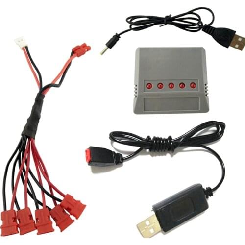 3.7v Battery Charger For SYMA X5HW X5A-1 X5HC X5UW X5UC X21 X21W X26 RC Quadcopter Spare Parts Accessories USB Connectors Wiring