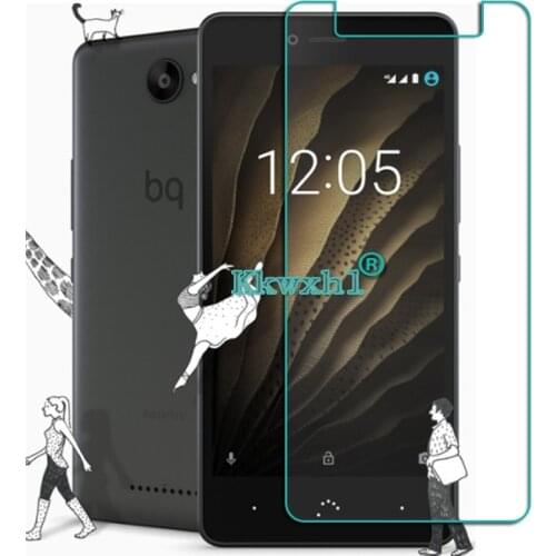 For BQ Aquaris U Plus 5" Screen Protective Tempered Glass ON AquarisU Lite ULite UPLUS Protector Cover Film