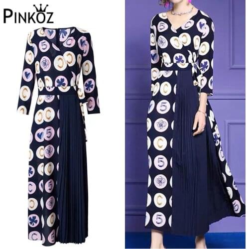 Pinkoz CCleter print sashes black maxi dress summer lace up plus size party elegant dresses women vestidos 2020 fashion new