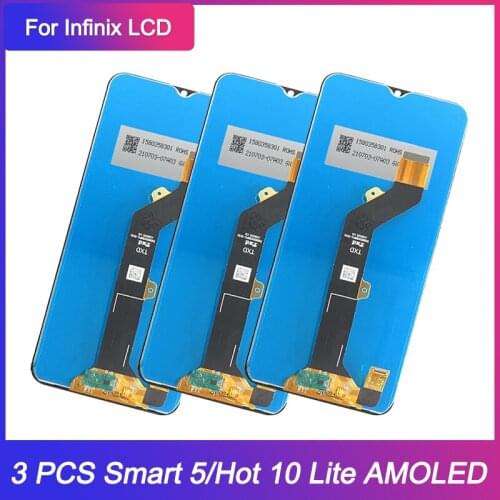 3 Pcs/lot Original For Infinix Smart 5 X657 LCD Display Touch Screen Digitizer Assembly Repair Replacement Parts X657C LCD