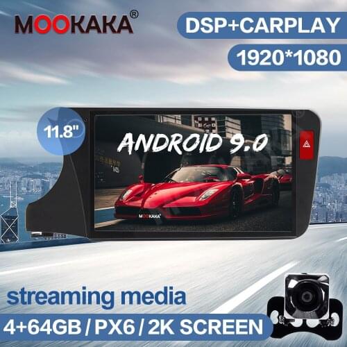 11.8 Inch MAX-PAD Android 9.0 64GB Car Multimedia Player GPS Navigation For Honda CITY 2015-2020 Car Head Unit Auto Radio Stereo