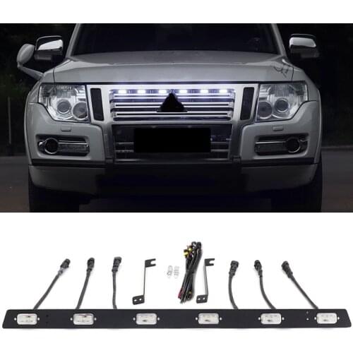 Middle Grid Decorative Lights For Mitsubishi Pajero V97 V93 V87 V73 LED Lights