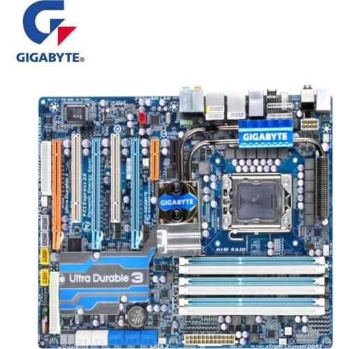 For Gigabyte GA-EX58-Extreme EX58-Extreme Motherboard LGA 1366 For Intel X58 Used Desktop Mainboard USB2.0 SATA2 PCI-E X16