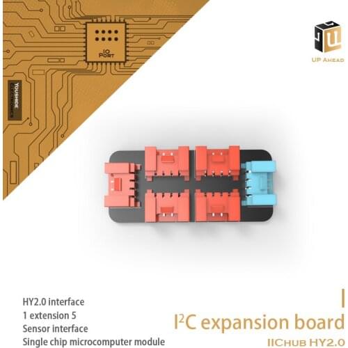 I2C Uitbreidingskaart Iichub HY2.0 Interface 1 Extension 5 Sensor Interface Mcu Module Interface Uitbreiding