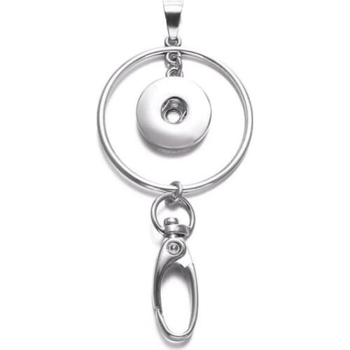 JaynaLee Snaps Hook Pendant without Chain fit 18mm or 20mm Ginger Snaps for women Men gift GJP8095