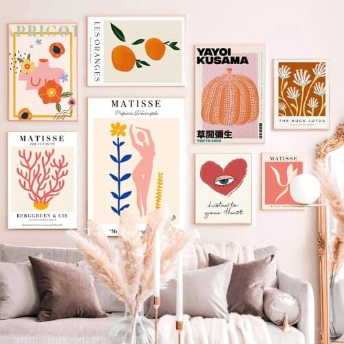 Picasso Matisse Color Block Aesthetics Wall Art Canvas Painting Nordic Posters And Prints Wall Pictures For Living Room Decor