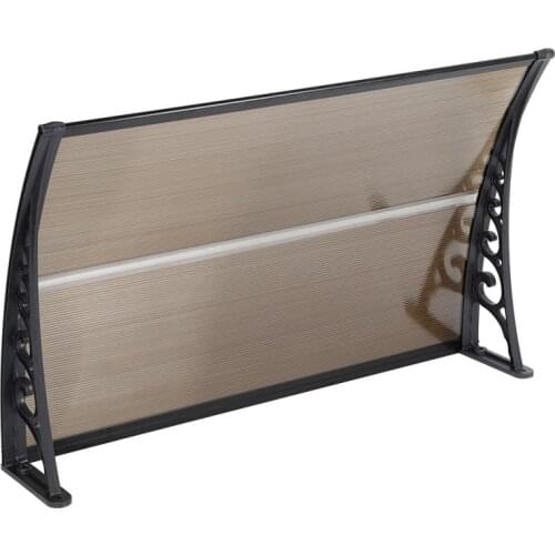 Multi-size Door Canopy Awning Heat Resistant Poly Carbonate Door Window Awning For Outdoor Entrance Door-window Canopy Awning