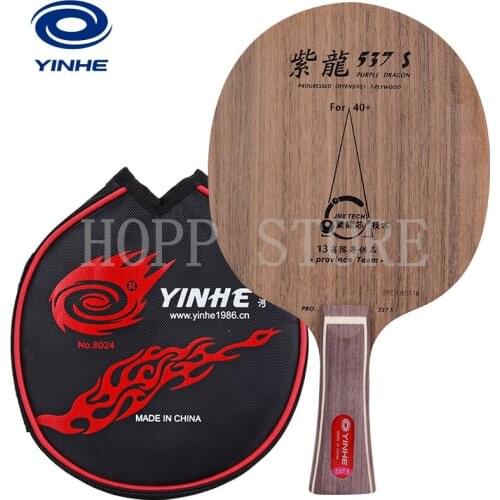 Original YINHE 537 S PRO Table Tennis Blade (Provincial 7 Ply Wood) Galaxy PURPLE DRAGON 537S Ping Pong Bat Paddle
