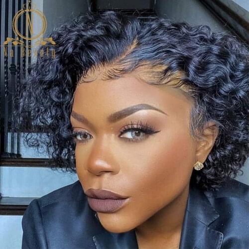 Brown Color Ombre U Part Human Hair Wigs For Black Women Body Wave Middle Part Hair 2"x4" U Part Wigs Glueless Nabeauty Remy 150