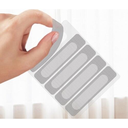15-50pcs Anti-insect Fly Bug Door Window Mosquito Screen Net Repair Tape Patch Self-adhesive Window Sticker Repair Accessories