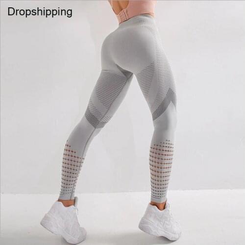 High Waist Fitness Top Quality Leggings Women Seamless Energy Tights Workout Running Sportswear Yoga Pants Push Up Leggings
