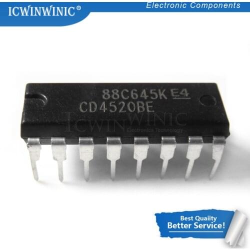 10piece CD4520BE CD4521 DIP16 DIP new original In Stock