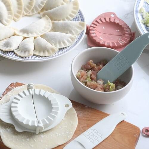 3 Colors Dumpling Maker Wraper Press Mould Easy Eco-Friendly Jiaozi Bakeware Wrapper Making Machine Kitchen Tools Free Shipping