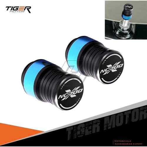 For Honda NC700X CNC Aluminum Motorcycle Accessories Wheel Valve Stem Cap Set
