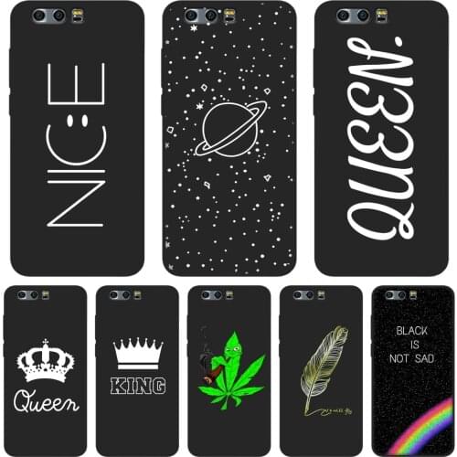 Back Cover For Huawei Honor 7 8 9 10 Lite 7S 7X 7A 7C Pro Silicone Soft Black Star Phone Case For Huawei Honor 8X MAX 10 9 8 7