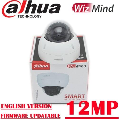Dahua 12MP IP Camera IPC-HDBW71242H-Z IR Dome WizMind Face Detection ANPR H.265 IR 40m Network Camera