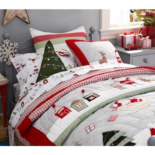 Jake madras Special * Christmas PBK * Super Beauty Childrens Bed Handmade Quilting