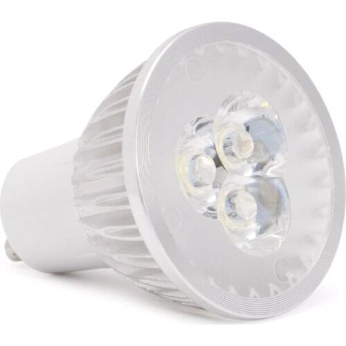YYSD Hot 3W 3X1W GU10 LED Lamp Pure White Light Bulb High Power Spotlight 170V-240V