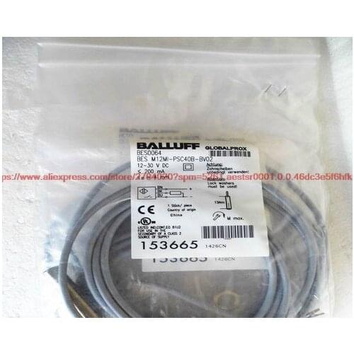 100% New and original 2PCS BES M12MI-POC40B-BV02 Proximity Switch Three-wire PNP Normally Closed Sensor