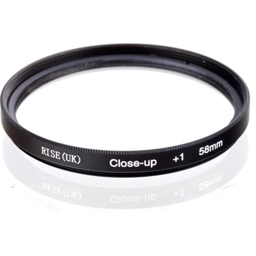 RISE(UK) 58mm Close-Up +1 Macro Lens Filter for Nikon Canon SLR DSLR Camera