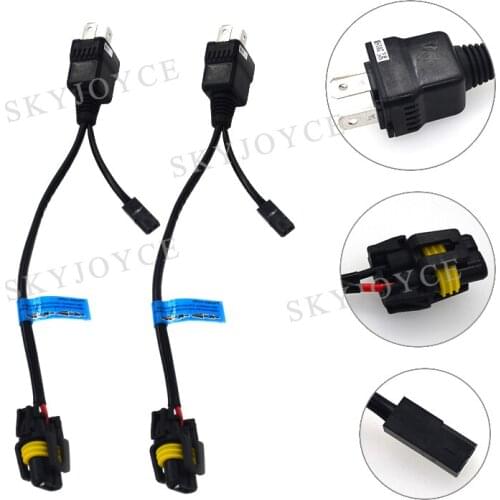 SKYJOYCE 10 Pair H4 controller Relay Harness wire Easy Relay Harness For H4 9003 HB2 High Low Beam HID Bulb 1 for 1 h4 socket