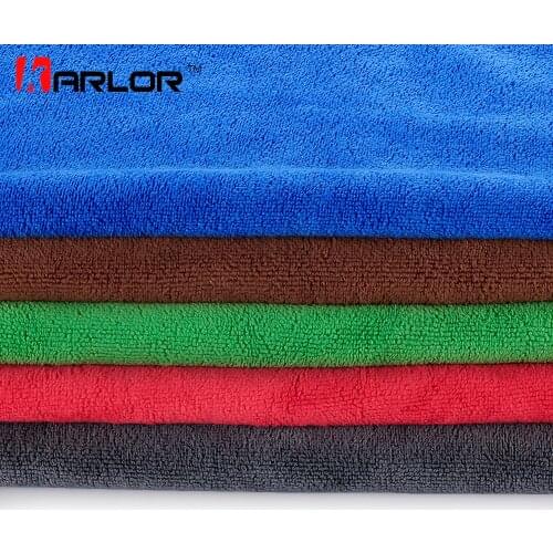 5Pcs/pack Thick Super Absorbent Car Cleaning Drying Cloth Hemming Car Wash Microfiber Towel Auto Kitchen Housework Maintenance