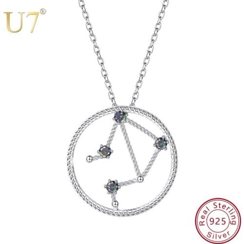 U7 Women's Pendants Zodiac Signs