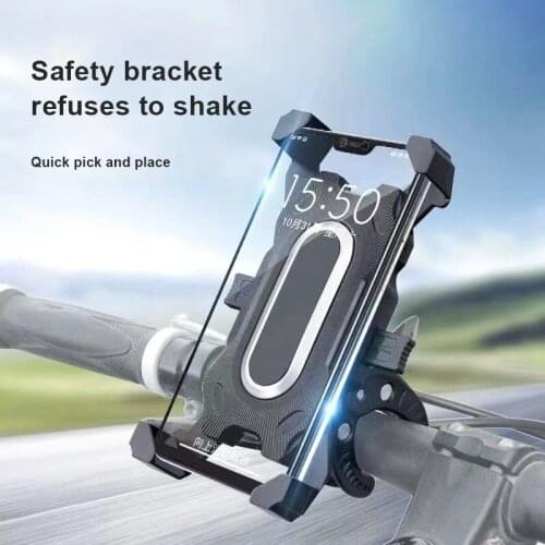 Bicycle Mobile Phone Holder Universal Motorcycle Bicycle Phone Holder For Moto Telephone Support Bike Handlebar Stand Bracket