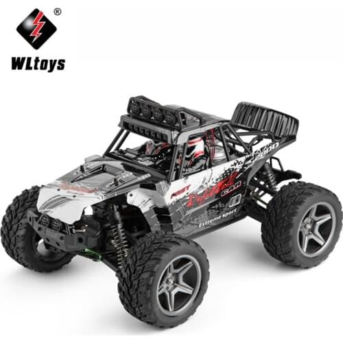 WLtoys 12409 Racing Car 1/12 4WD 2.4G Radio Remote Control High Speed Off-Road Bigfoot Climbing Truck With LED Light Outdoor Toy