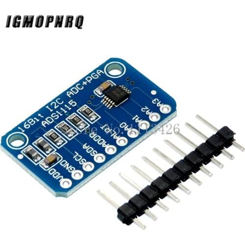 16 Bit I2C ADS1115 Module ADC 4 channel with Pro Gain Amplifier RPi