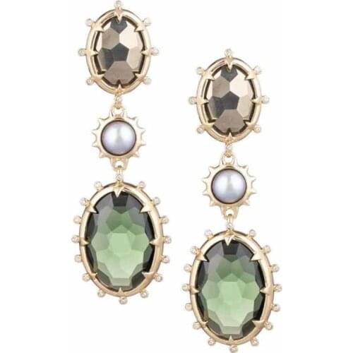 2020 Amybaby Designer High Quality Womens Luxury Stone Stud Earring Jewelry For Party