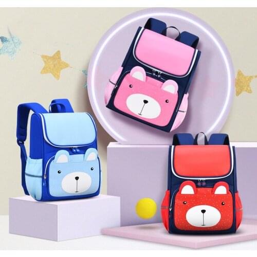 2020 Children School Bags For Girls Boys Cartoon Bear Backpack Kids school Bag Schoolbag Satchel Gift Shoulder Bags Mochilas