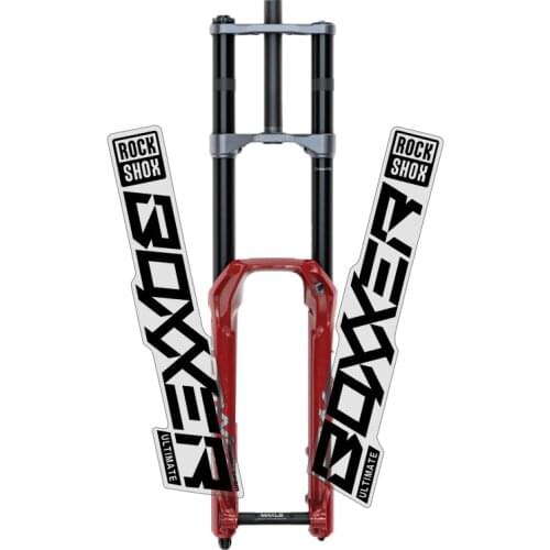 2020 Rockshox boxxer front fork sticker Self-mountain mountain bike front fork decals post waterproof transparent bottom