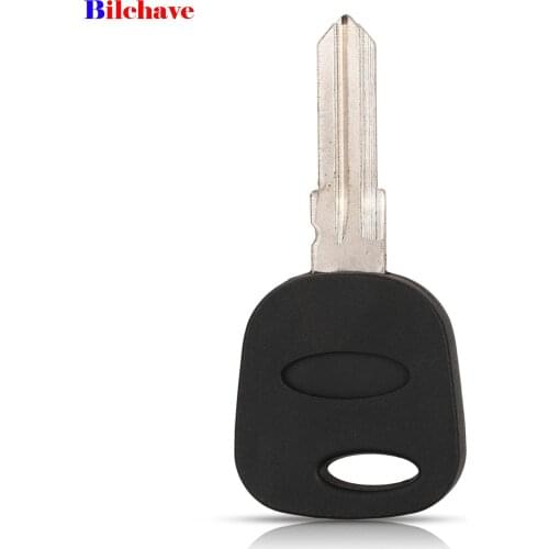 Bilchave Transponder Car Key Shell Fob For Ford Escape Kuga Maverick Focus Mondeo F150 Mustang Key Case With Uncut Blade