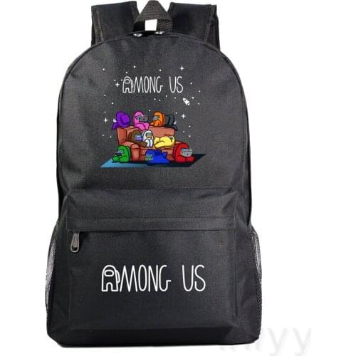 Game Among Us Backpack Children Knapsack Women Wen Travel Bag Boys Girls Schoolbag Impostors Prints Daily Rucksack Teens Bookbag