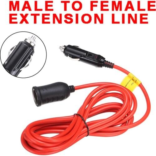 MAYITR 12V 8A Male to Female Cigarette Lighter Extension Cable 3.6m Extra Strong Plug Cable for Car Electrical Appliances