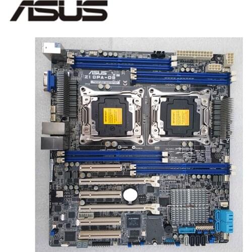 For ASUS Z10PA-D8 Used original For Intel C612 Server motherboard Socket LGA 2011 V3 V4 DDR4 X99 X99M Motherboard