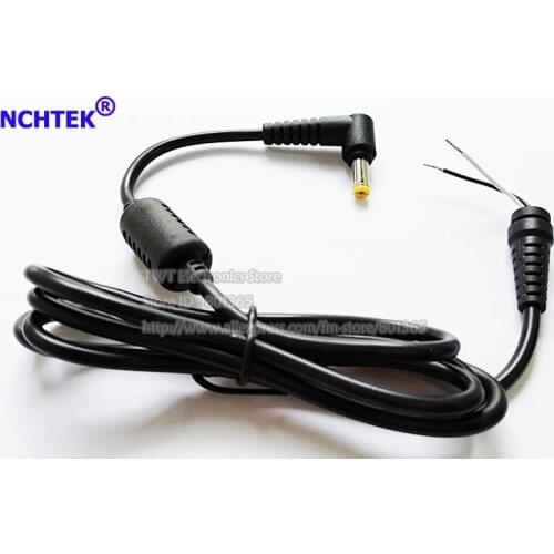 NCHTEK DC Plug 5.5x1.7mm right angle cord Connector Laptop Cable For Acer BenQ/Free shipping/2PCS