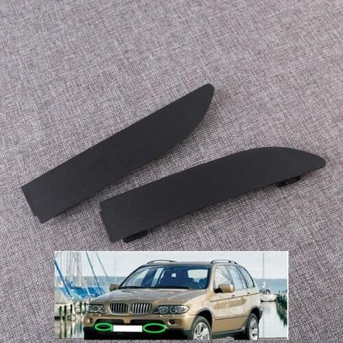 Front Bumper Grill Tow Eye Hook Cap Cover for-BMW X5 E53 2000 2001 2002 2003 51118250413 51118250414