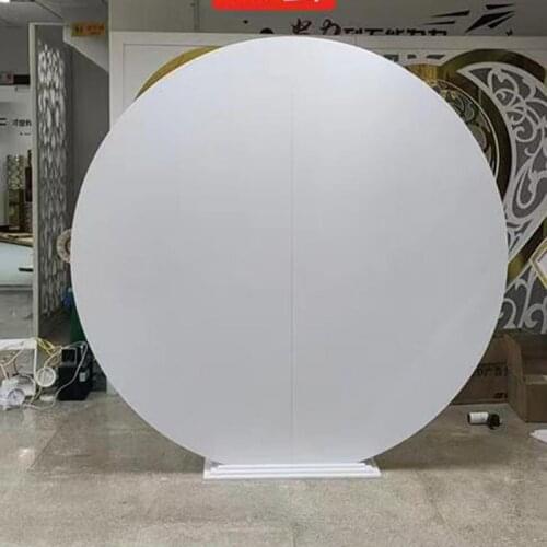 Popular And Exquisite Modern Wedding Birthday Party Circle PVC Backdrop Decoration Available In 6 Colors