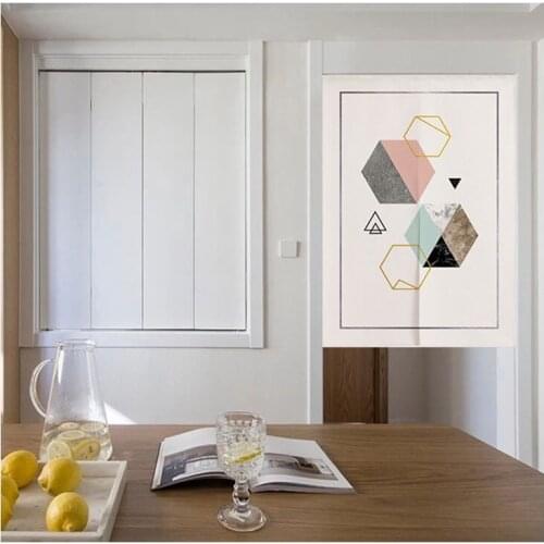 Nordic Simple Kitchen Door Curtain Living Room Porch Dustproof Cabinet Curtain Bedroom Partition Curtain Home Decoration