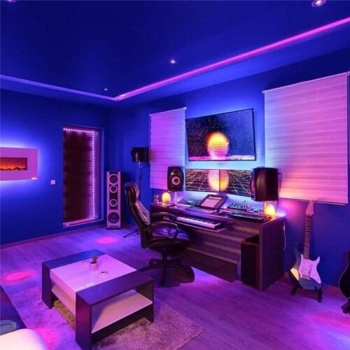 LED light strip RGB Flexible Tape Ribbon Phone Bluetooth APP Decoration Back Light Bluetooth WIFI Controller Energy saving 5z