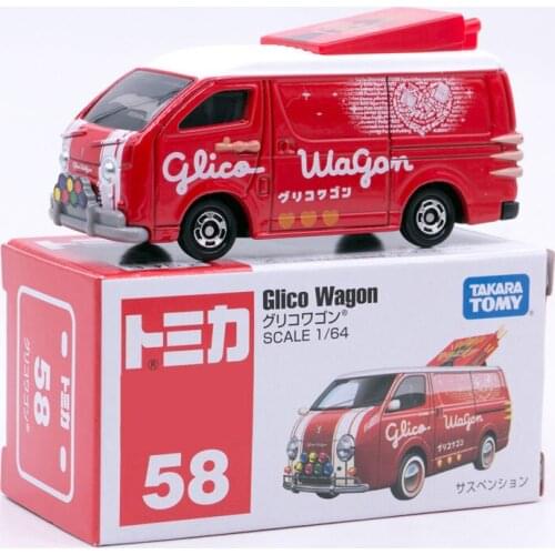 Takara Tomy TOMICA No. 58 GlicoWagon 1/64 Scale 2021 New Model Diecast Car Children Toys