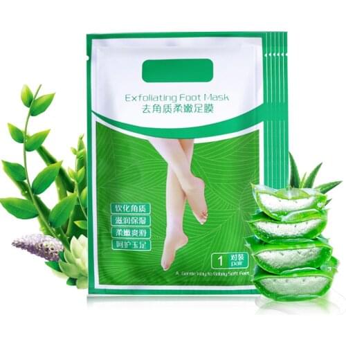 1 Pair Peeling Foot Mask for Legs Feet Mask Exfoliating Socks for Pedicure Anti Crack Heel Remove Skin Foot Patch