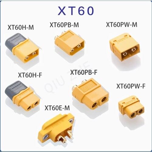 AMASS 10pcs XT60 XT-60 XT 60 XT90 XT60H XT60L XT60U XT60PW XT30U XT90S T DEAN EC3 EC5 AS150 XT150 XT30PW XT90PW For Lipo Battery