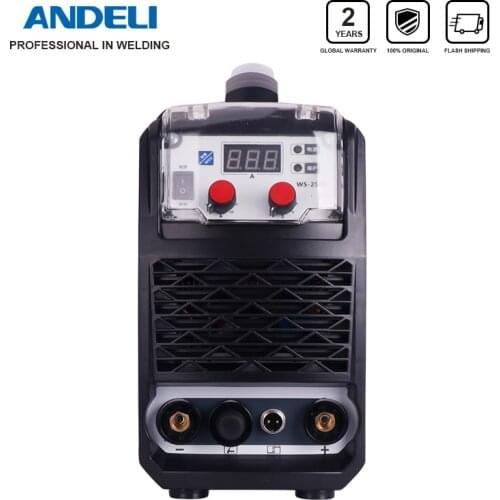 ANDELI TIG-250MS Inverter DC Lasmachine Rvs 220 V/380 V TIG/MMA Lasser 2 in 1 tig Lassen Machine soldering tools welding mask