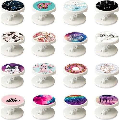 Phone Holder Pocket Expanding Stand Grip Stand Clip Mount for IPhone 11 Samsung Huawei Finger Ring Holder