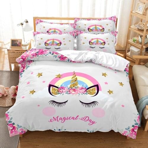 Cartoon Children Bedding Set Duvet Cover Set 3d Bedding Digital Printing Bed Linen Queen Size Bedding Set Fashion Design